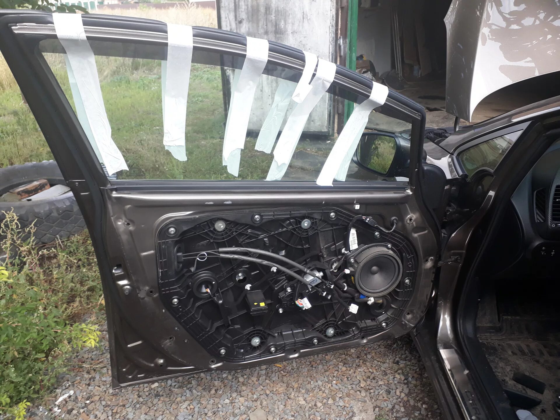 Kia Optima disassembly door Full HD (Kia Optima разборка дверей) - YouTube