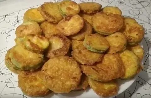 Кабачок жареный в кляре с майонезом