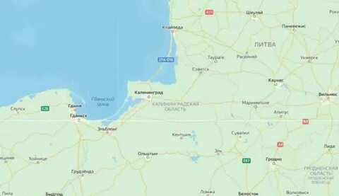 С латвией граничит только калининградская область