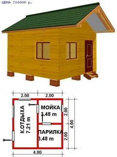 Брус на баню сколько надо