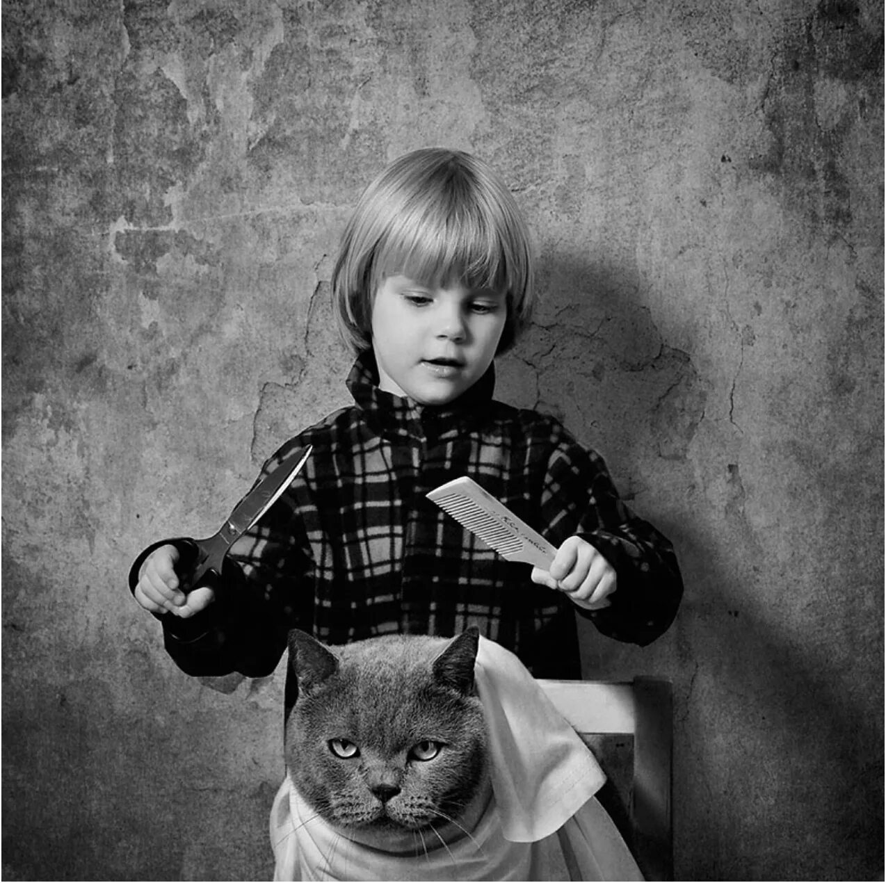Девочка с котом. Энди прох фотограф. фотопроект &quot;маленькая девочка и кот том&quot; от andy prokh. девочка и кот энди прох. фотосессия ребенка с котом.
