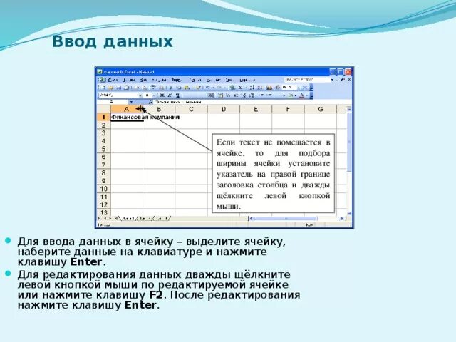 Ввод в ячейку текста. Данные не помещаются в ячейку. Ввод данных в ячейку. Границы ячеек в excel. Не помещается текст в ячейке таблицы.