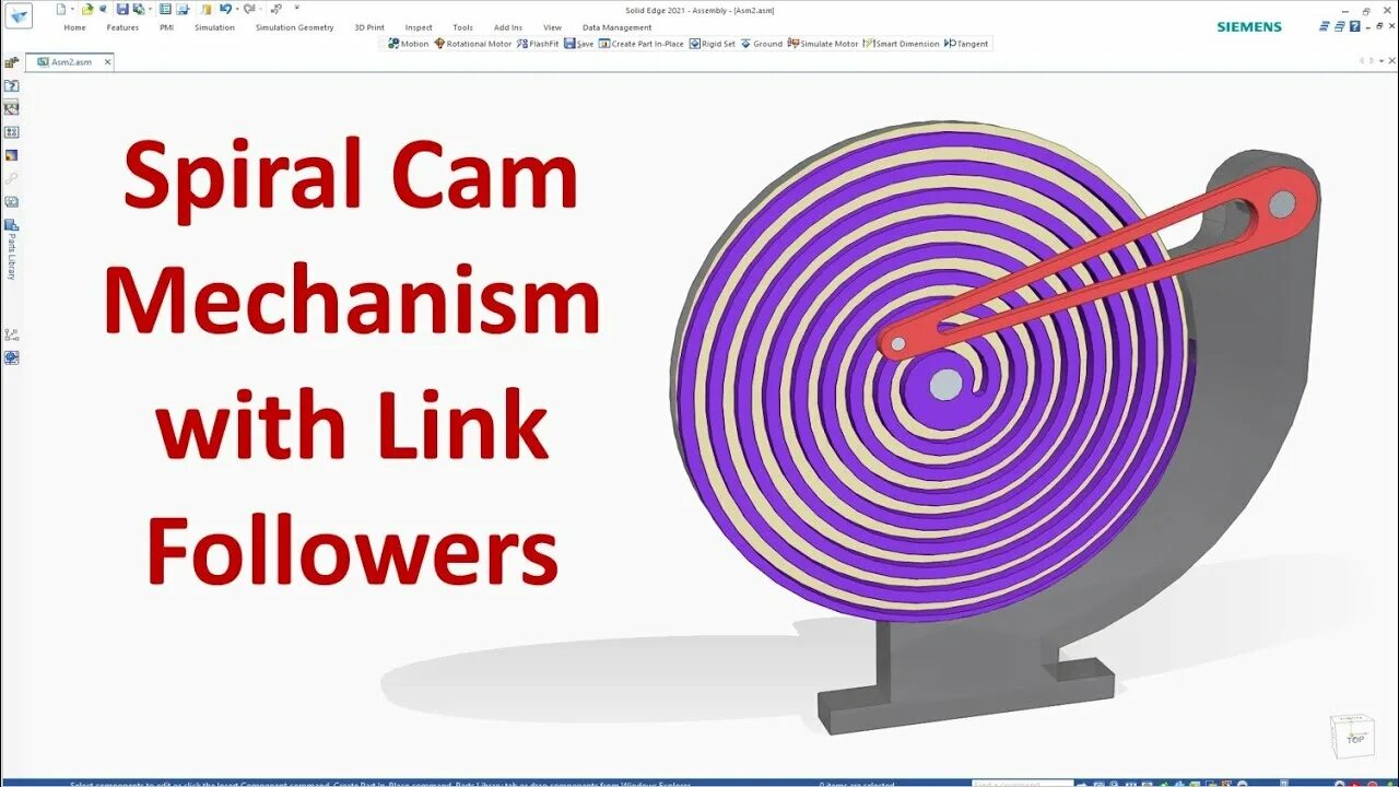 Обучение cam. Солид эдж спираль. spiral spring mechanism. cam follower япония. mechanism spiral spring toyota.