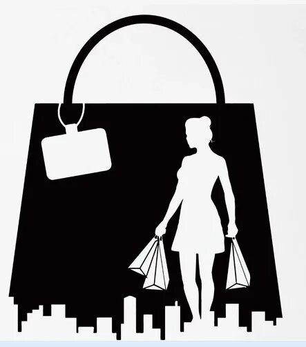 Черно белая сумка. Значок магазина. Сумка силуэт. Значок магазина. Сумка для шоппинга для логотипа.