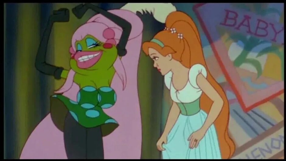 Курят и слушают рок дюймовочка. Thumbelina 1994. Thumbelina 1994 лягушка. Дюймовочка 1994 жаба. Thumbelina Дисней жаба.