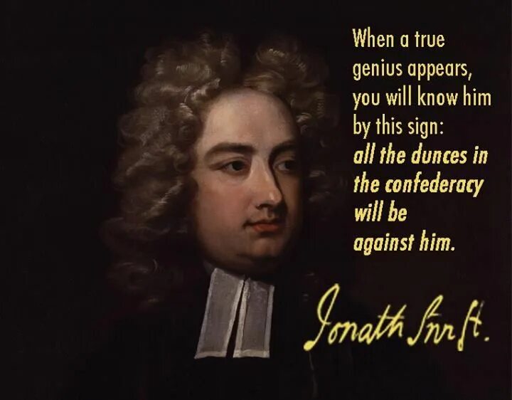 He knows english well. Jonathan Swift quotes. True Genius Пушкин.