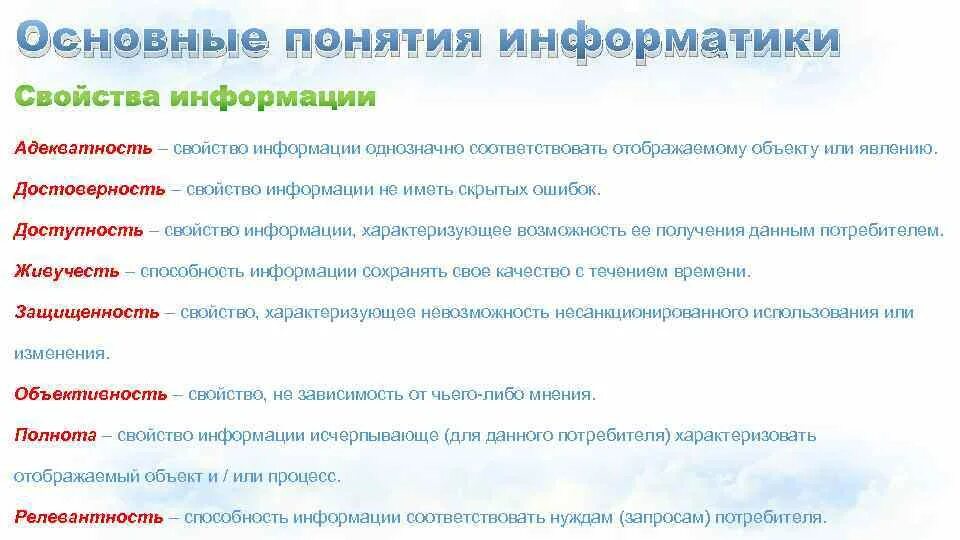 Информация соответствует. Информация соответствующая запросам потребителя это. свойство информации не иметь скрытых ошибок. способность информации соответствовать нуждам. информация свойства информации.
