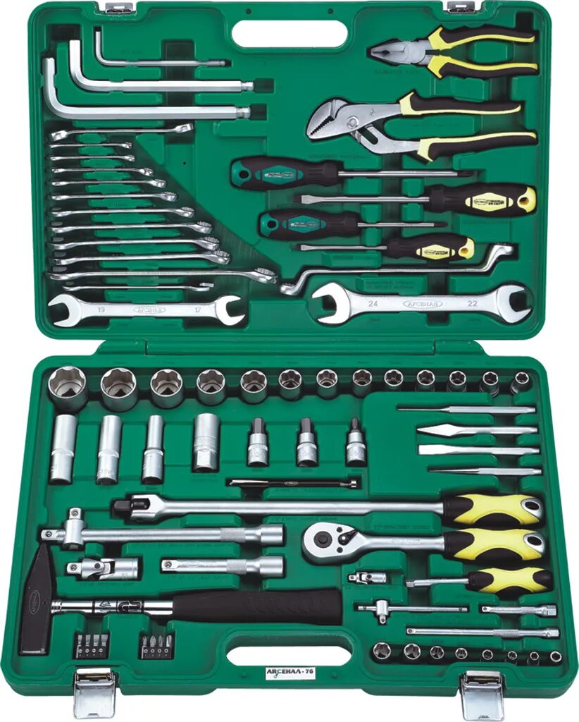Ремонтный набор для автомобиля. Набор инструмента Арсенал AA-c34t21. Набор инструмента Арсенал AA-c1412p104 (104 шт). Набор инструментов Арсенал 94. Набор инструментов Арсенал для ВАЗ.
