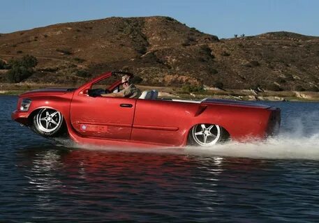 Cars in water