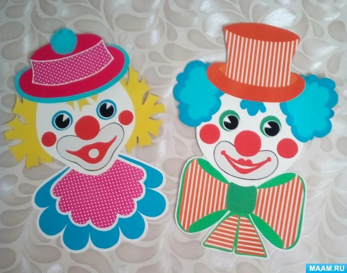 Клоун поделка для детей. Поделка клоун. Весёлая аппликация "клоун". Поделка клоун из цветной бумаги. Поделка клоун для детей.