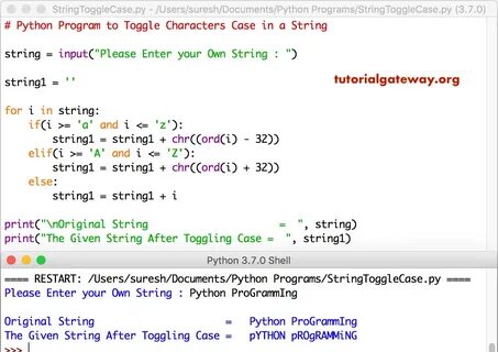 Print Alternate Characters of 2 Strings - YouTube Python Program To Print A...