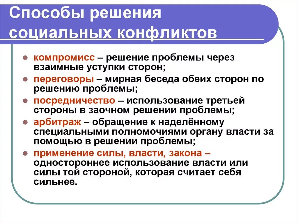 Приведите примеры социального конфликта. Способы решения соц конфликтов. Способы разрешения социальных конфликтов. Способы урегулирования социальных конфликтов. Способы решения конфликтов Обществознание.