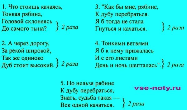 Не жди к дубу приходи. Что стоишь качаясь тонкая текст. Что стоишь качаясь тонкая рябина текст. Тонкая рябина текст. Рябина текст.