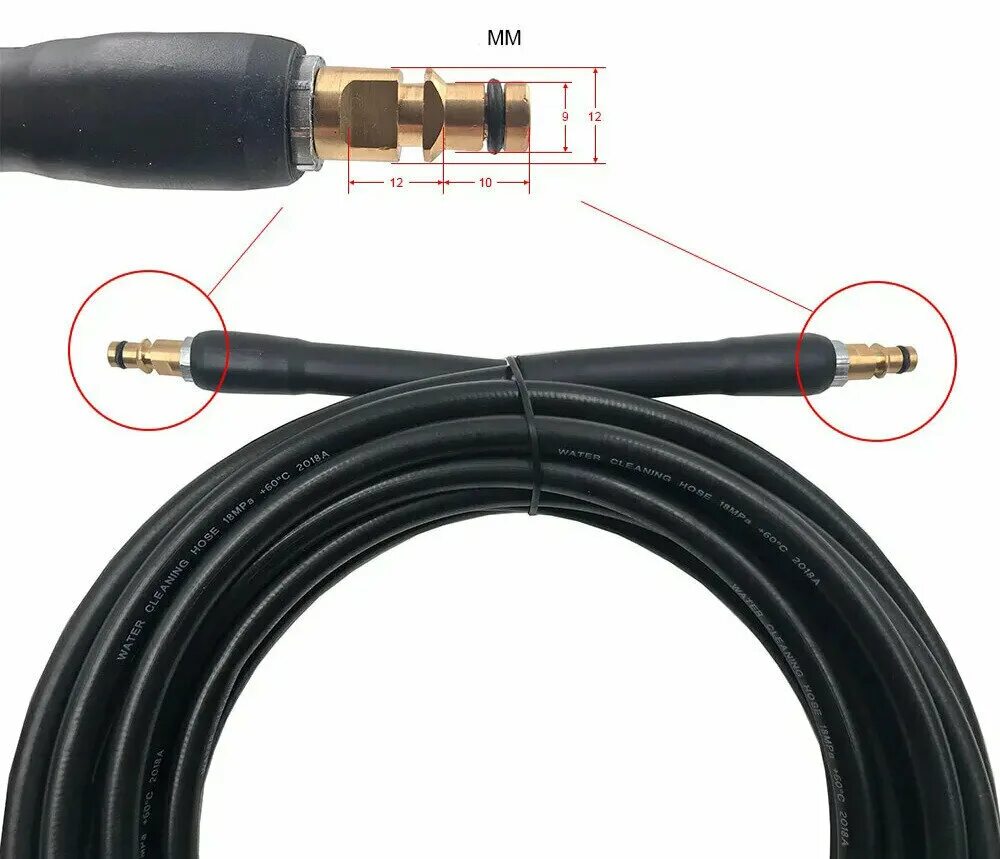 Какой диаметр шланга для мойки высокого давления. Шланг для мойки Керхер 10 метров. Шланг высокого давления Karcher k3. Удлинитель шланга для автомойки высокого давления Karcher k2 k3 k4 k5 k6 k7. Штуцер шланга мойки высокого давления k2-k7.