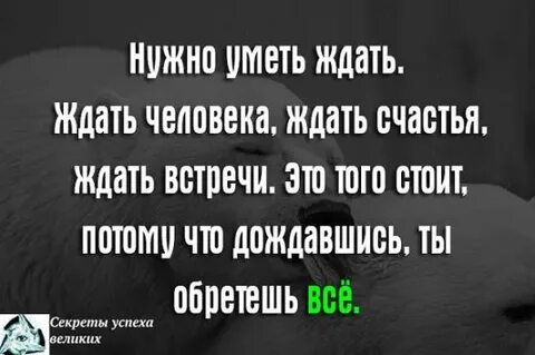 Ждем с значение
