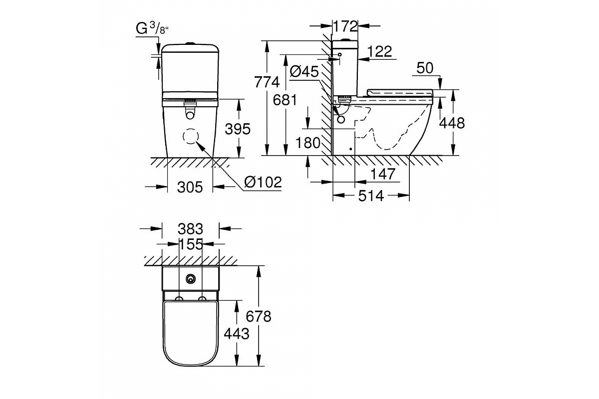 Унитаз grohe напольный. 39462000 Euro Ceramic унитаз напольный комплект. Grohe Euro Ceramic 39462000. Унитаз Grohe Euro Ceramic напольный. Унитаз с бачком напольный Grohe Euro Ceramic 39462000 с горизонтальным выпуском.