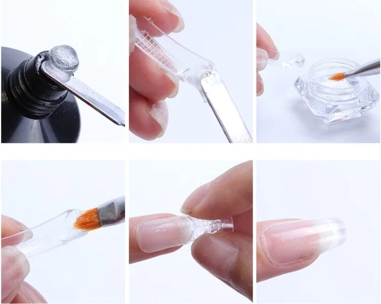 накладные ногти типсы. дизайн на верхние формы. наращивание ногтей на верхние формы. хрустальный френч пайп. типсы для ногтей для полигеля.