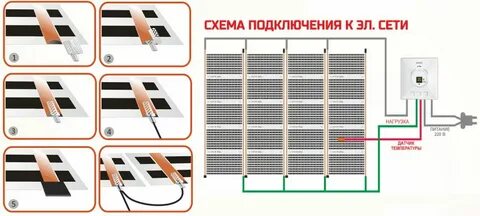 Соединения теплых полов