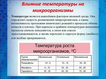 Причины влияющие на температуру воздуха