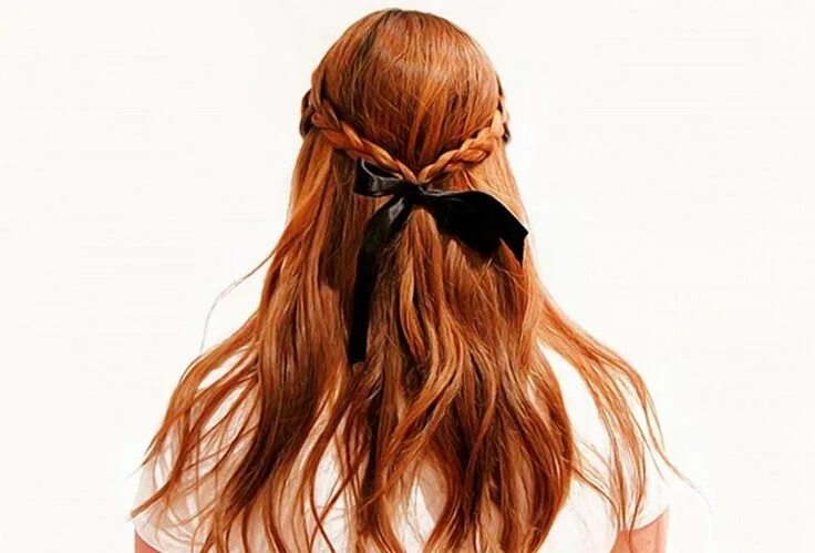 Прически завязанные волосы Slide View: 2: Darling Draped Bow Scrunchie Scarf hairstyles, Long hair styles,