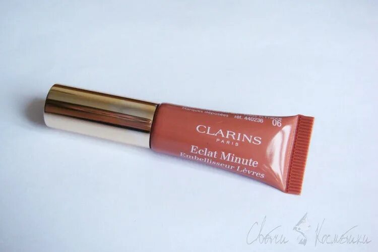 Clarins 06. Блеск кларанс rosewood. clarins 06 rosewood shimmer. clarins eclat minute 06. clarins eclat minute блеск для губ 06.