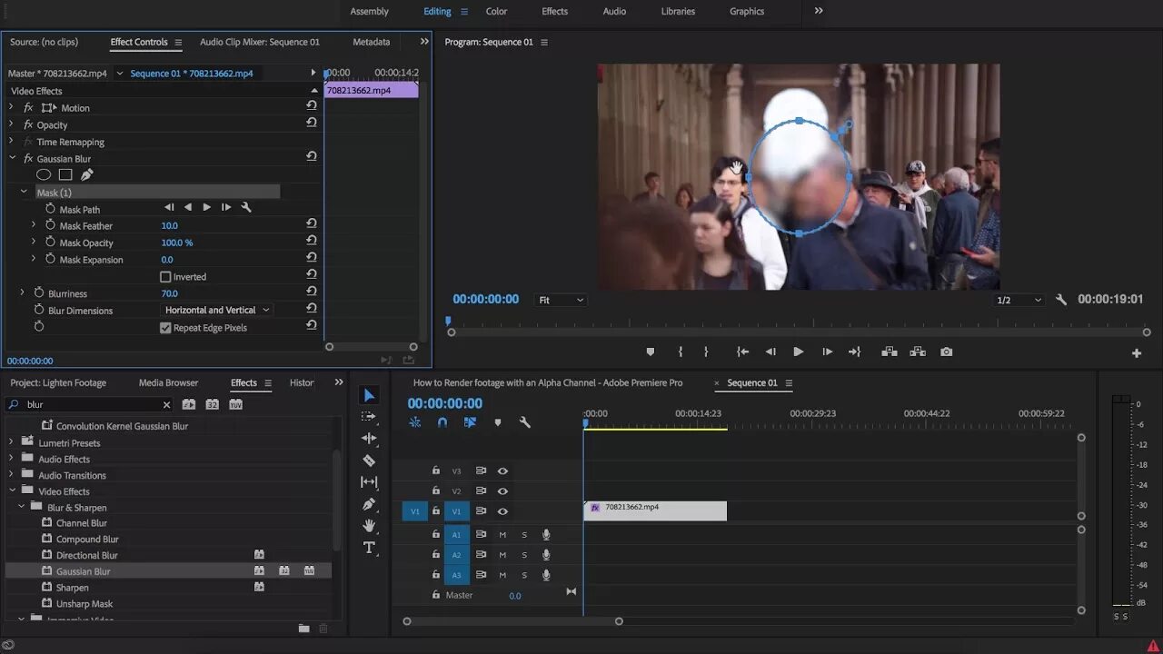Как сделать размытие в adobe premiere. Размытие в премьер про. размытие по гауссу premiere pro. блюр премьер про. gaussian blur premiere pro.