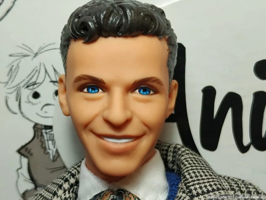 Кукла Барби Кен в голубом пиджаке. Barbie Doll Loves Frankie Sinatra Giftset. Кен из Луганска.