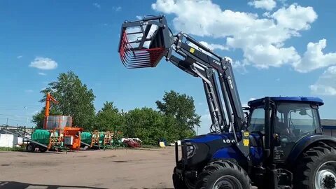 Трактор погрузчик видео