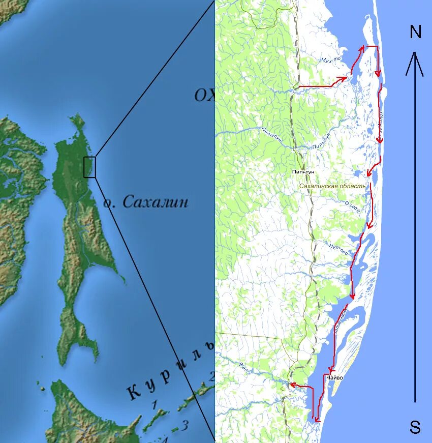 Горы сахалин на карте россии. Залив Пильтун на Сахалине. Остров Сахалин Чайво. Сахалин на карте. Остров Сахалин на карте.