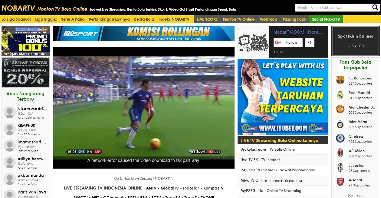 Live streaming Bola. Nonton Bola Live. Streaming Live Bola Liga. Live streaming Bola Liga 1.