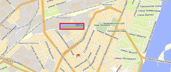 порядок воронеж на карте