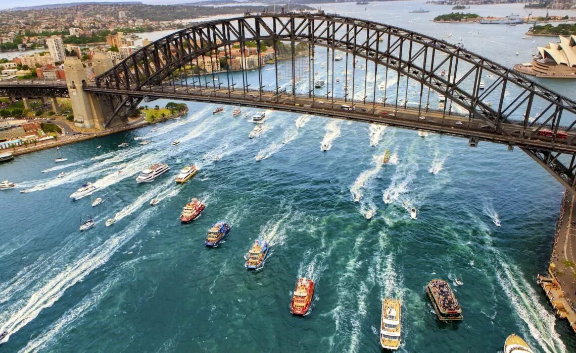Сиднейский мост Харбор-бридж. Мост Харбор бридж в Австралии. Сиднейский Харбор-бридж, Австралия. Сиднейский арочный мост Харбор-бридж..