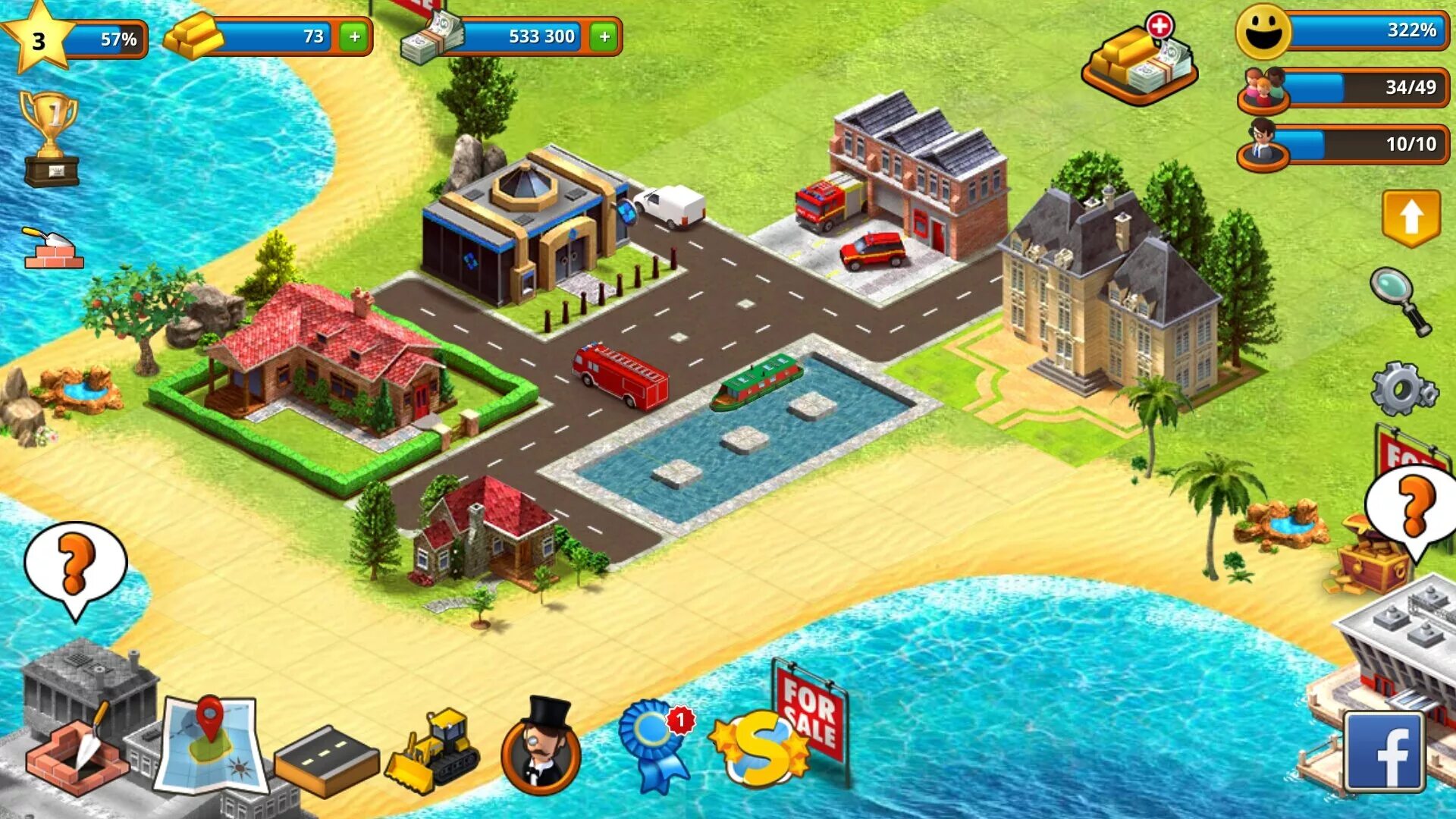 Игра City Island Paradise SIM. Сити Исланд 6. Paradise Island 2 мод. Игра строить гостиницы на берегу.