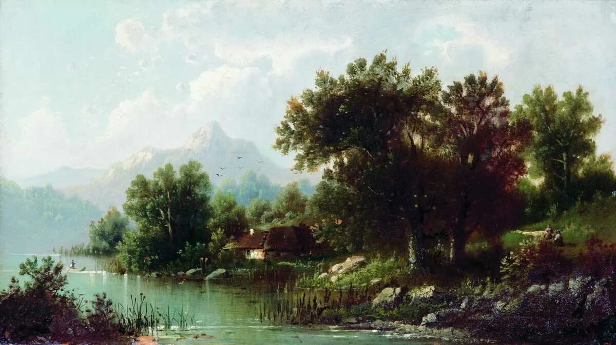 Каменев пейзаж. Лев каменев (1833 – 1886) «пейзаж с избушкой». каменев лев львович пейзажи. лев львович каменев пейзаж с рекой. каменев лев львович (1832-1886).