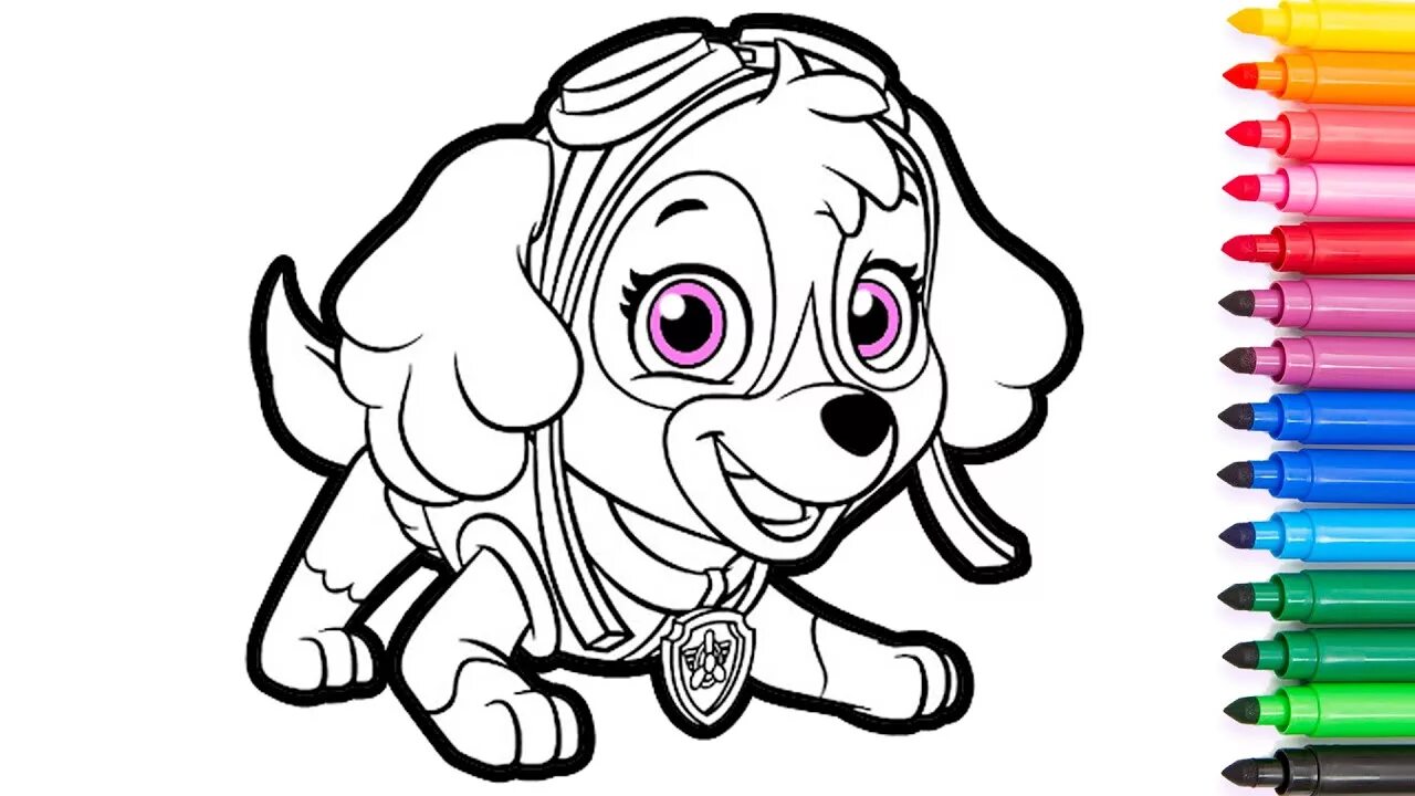 Голова скай щенячий патруль. Скай щенячий патруль чб. Скай раскраска щенячий патруль. Мега зума щенячий патруль раскраска. Щенячий патруль розмальовка.