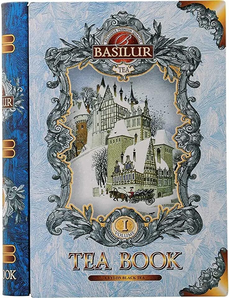 Чай черный Basilur Tea book Volume i. Чайная книга Базилур. Чай Basilur чайное собрание том i/Tea Library Volume i 100г ж/б. Чай в подарочной упаковке книга Базилур.