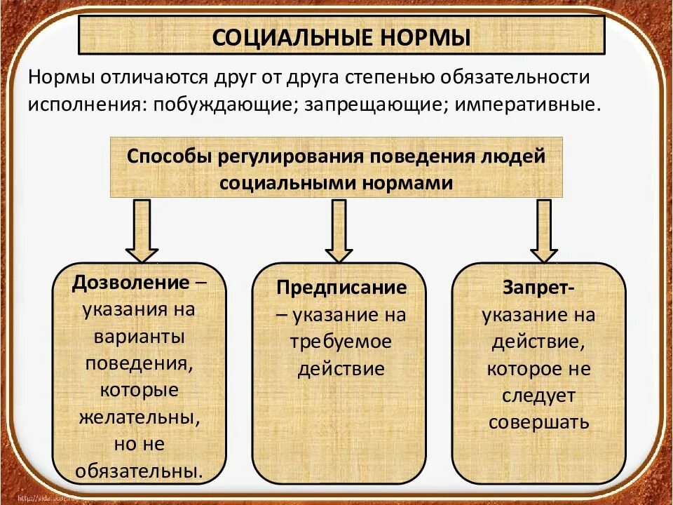 Нормы предписывающие запрещающие