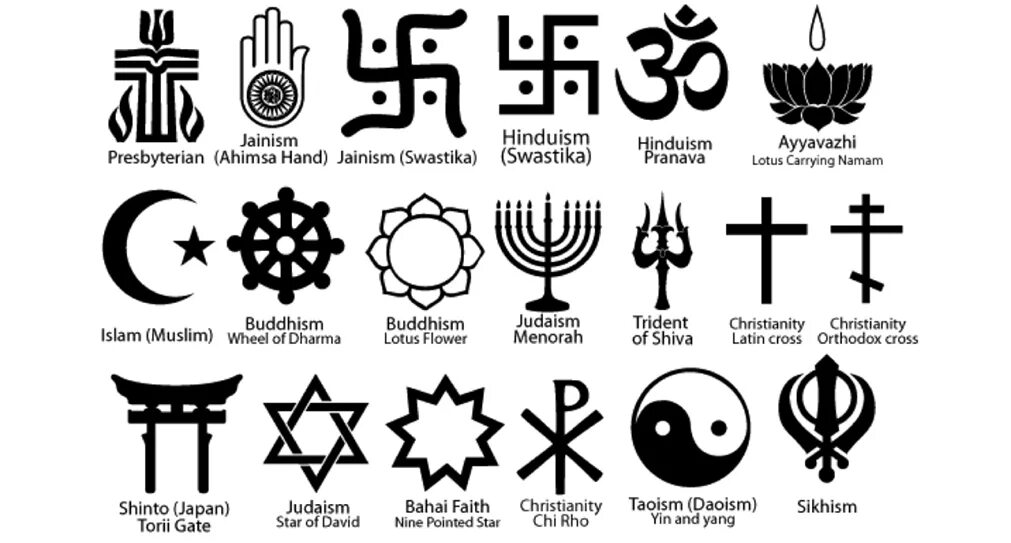 Известные символы. Символы разных вероисповеданий. Религиозные символы. Символы религий мира. Религиозные символы разных религий.