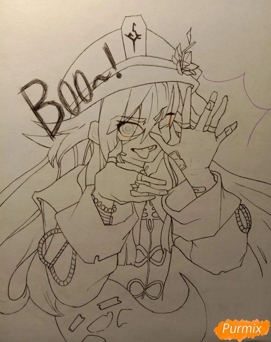 аниме раскраска геншин. аниме рисунки карандашом. раскраска геншин импакт ху тао. ху тао рисунок геншин. ху тао срисовка.