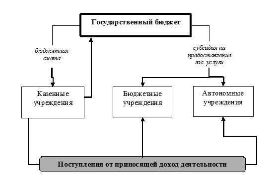 Что входит в бюджетные учреждения