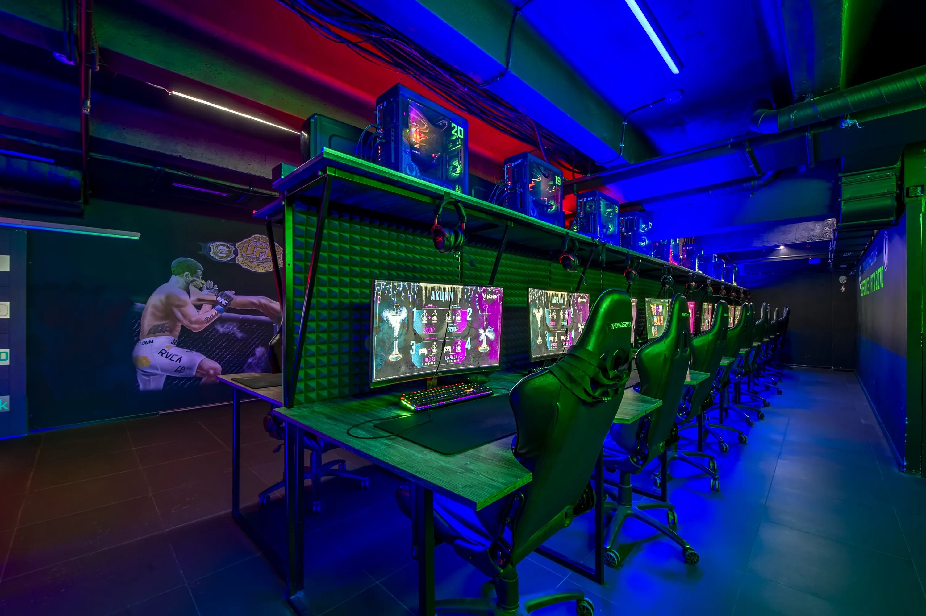 Панорама: Black Star Gaming Lounge, компьютерный клуб, ул. Верхняя Масловка, 18Б