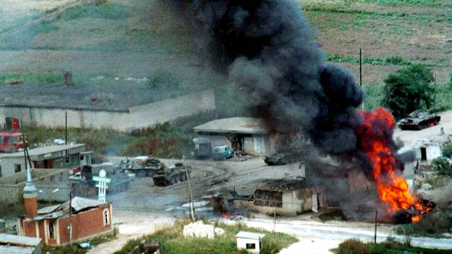 Нападение боевиков. Карамахи и Чабанмахи 1999.
