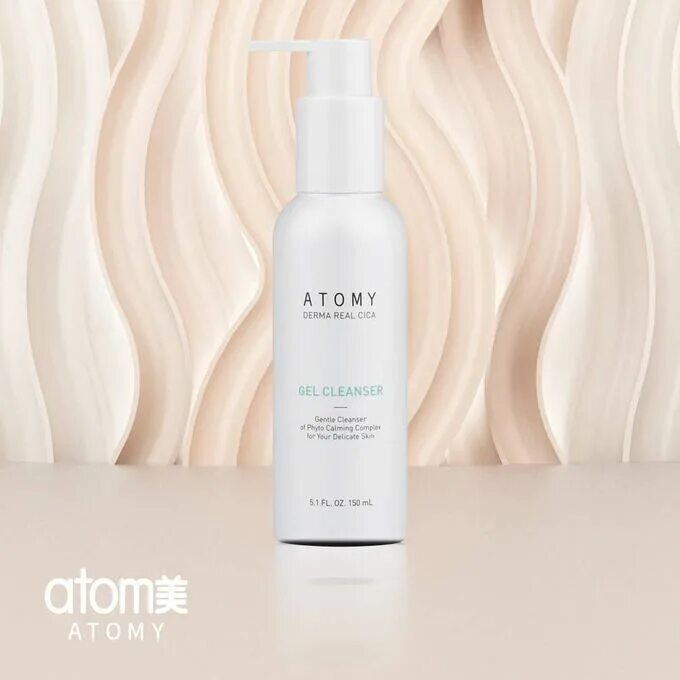 Foam cleanser atomy. Атоми Gel Cleanser. Гель центелла Атоми. Atomy Derma real cica Gel Cleanser. Атоми центелла гель для умывания.