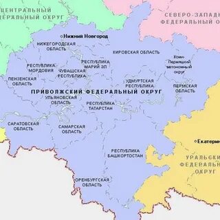 Приволжский фо города