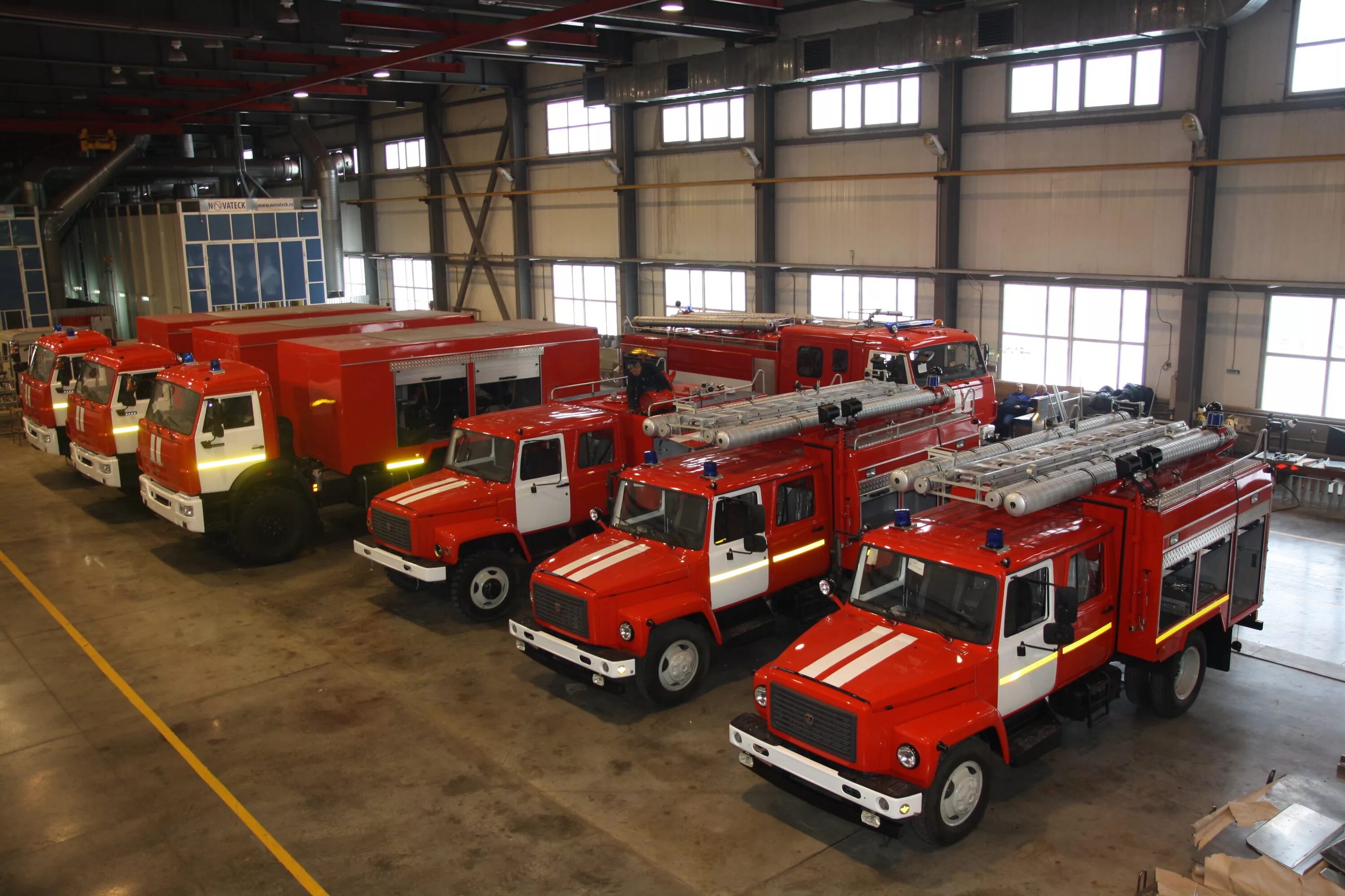 Хранение пожарных автомобилей
