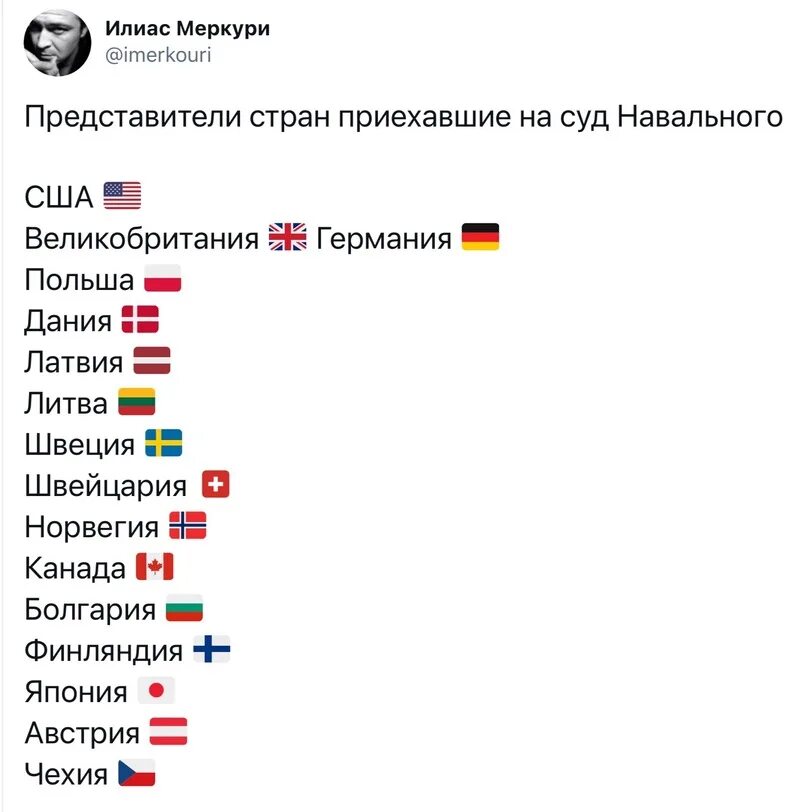 Какие страны не приехали на игры будущего. Представители стран. страны ес навального.