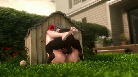 🐕 It‘s okay, no one will hear the scream coming from the backyard maybe ♡....