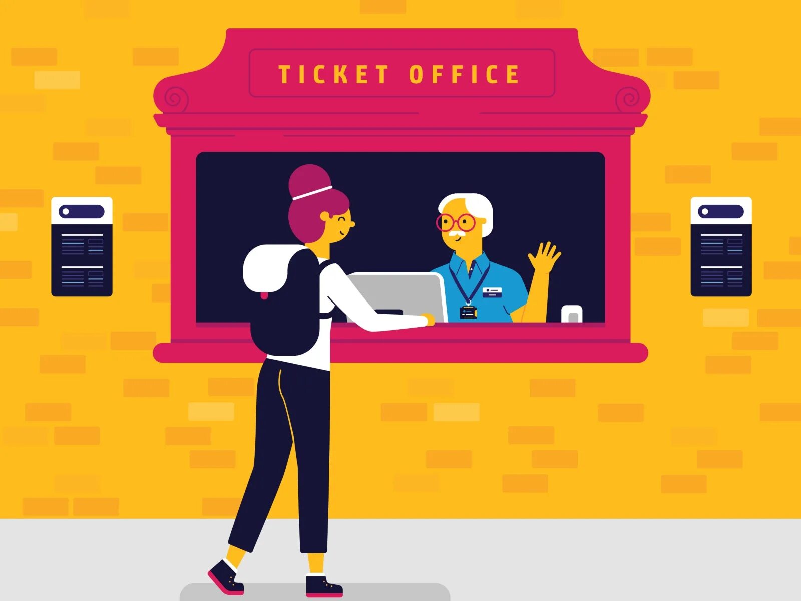 Ticket client. Ticket office. билетная касса рисунок для детей. нарисованный ticket office. ticket office картинка.