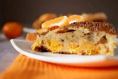 Пирог с мандаринами в духовке вкусный рецепт