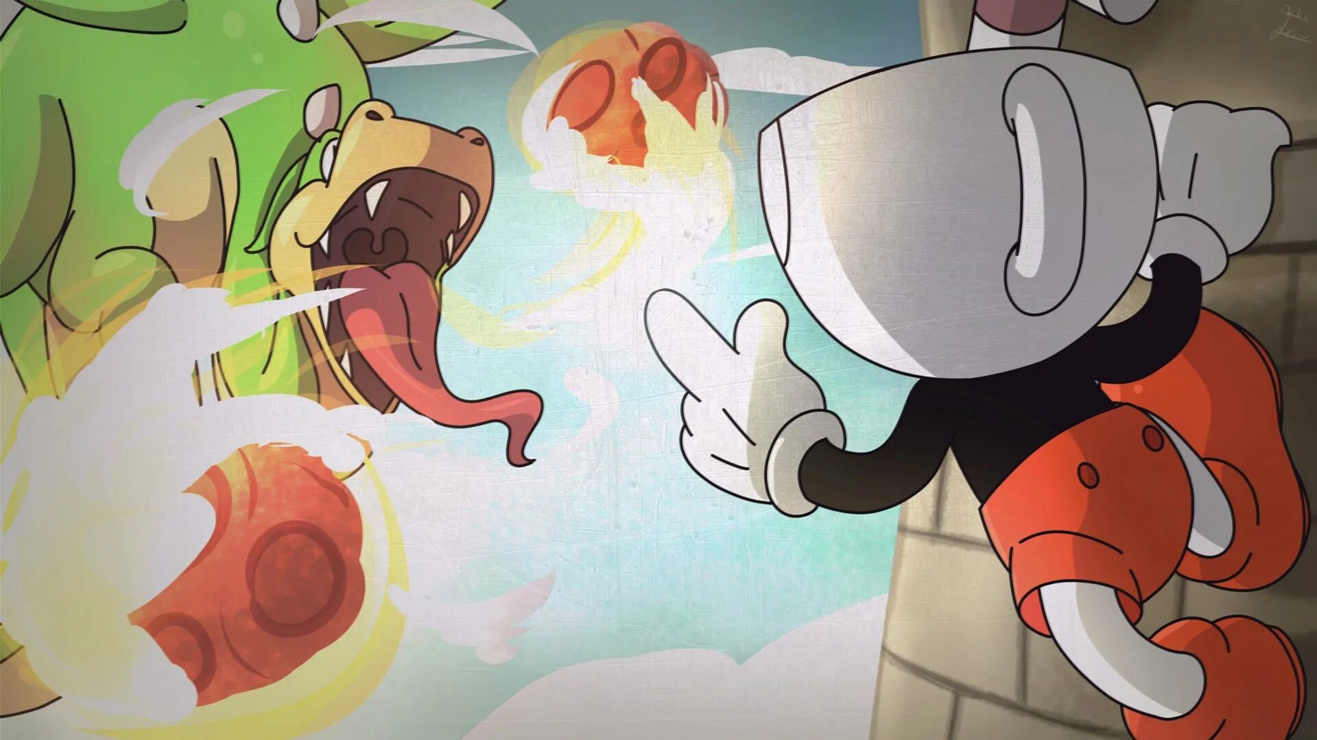 Картины капхед. Капхед игра. Капхед урон. Cuphead пирулетта. Капхед урон.